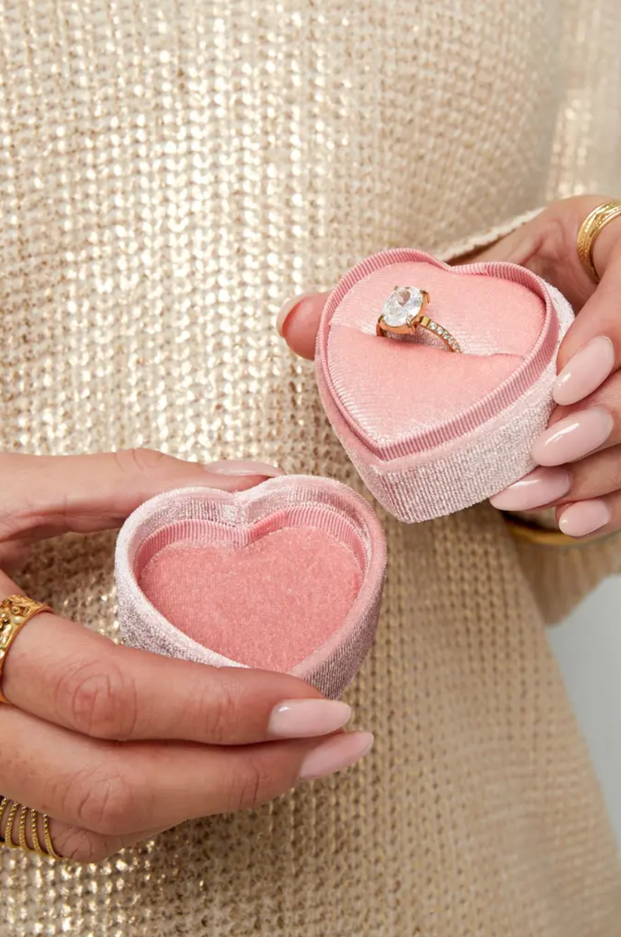 Boîte Coeur Rose