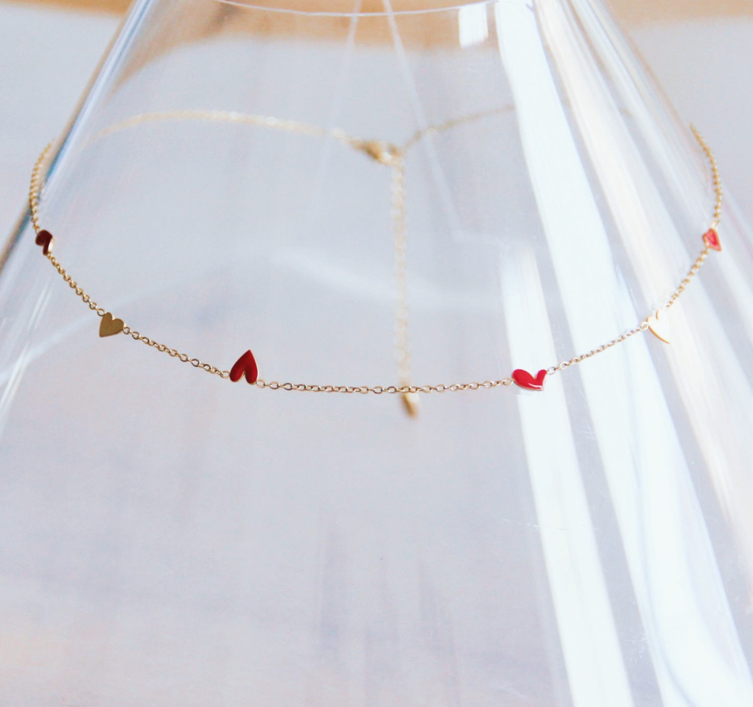 Collier AMOUR Rouge
